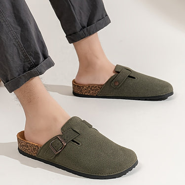 Casual Slip-On Flat Sandals – Round Toe Summer Comfort Shoes